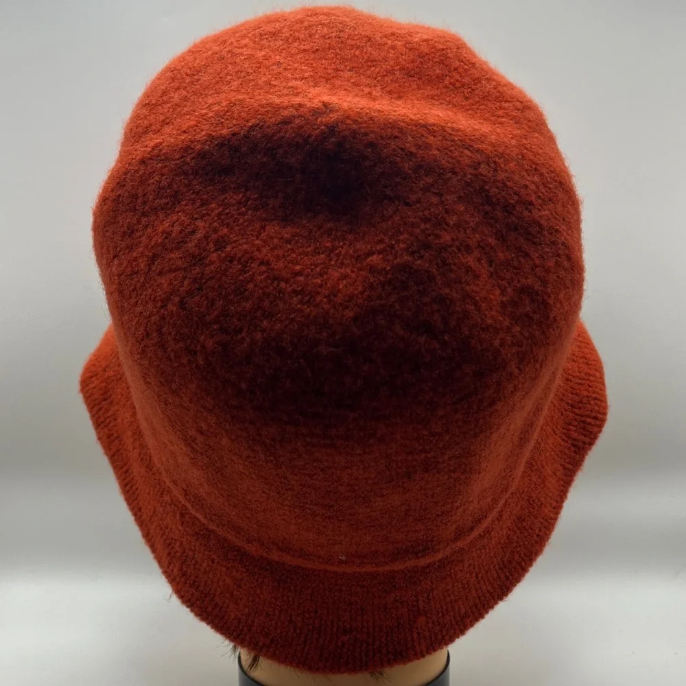 J. Crew Burnt Orange Wool-Blend Bucket Hat